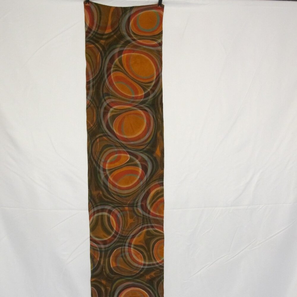 Vintage Cosette scarf in modern circle pattern